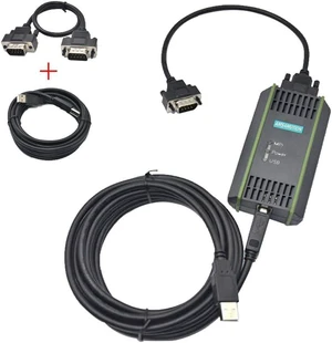 16ft PLC Cable Adapter for Siemens S7 200/300/400 6ES7 972-0CB20-0XA0 USB-MPI+ PC USB-PPI New Gen8 USB Programming Xable (Black) 16ft PLC Cable Adapter for Siemens S7 200/300/400 6ES7 972-0CB20-0XA0 USB-MPI+ PC USB-PPI New Gen8 USB Programming Xable (Black)