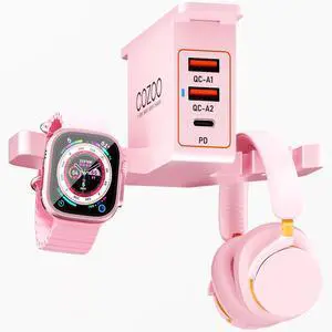 Desk Headphone Holder Hook Headset Watch Cable Bag Storage Pink Desk Headphone Holder Hook Headset Watch Cable Bag Storage Pink