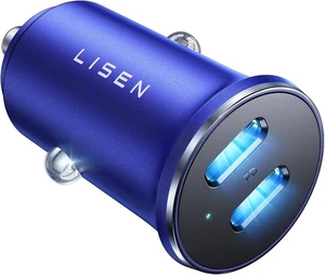 90W USB C Car Charger USB C Fast Charge PD3.0 Fast Car Charger Blue 90W USB C Car Charger USB C Fast Charge PD3.0 Fast Car Charger Blue