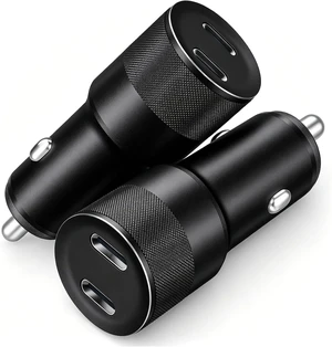 2Pack USB C Car Charger 60W Dual Port Power Fast Car Phone Charger Adapter 2Pack USB C Car Charger 60W Dual Port Power Fast Car Phone Charger Adapter