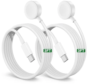 5W Fast Watch Charger Cable 2Pack 3FT Type C iWatch Charger for iWatch Ultra 11/10 USB C Magnetic Wireless Fast i-Watch Charging Cord Compatible with iWatch 9/8/7/6/SE/SE2/5/4/3/2 5W Fast Watch Charger Cable 2Pack 3FT Type C iWatch Charger for iWatch Ultra 11/10 USB C Magnetic Wireless Fast i-Watch Charging Cord Compatible with iWatch 9/8/7/6/SE/SE2/5/4/3/2