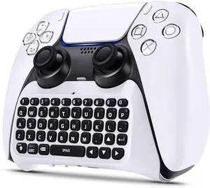 Wireless Keyboard for PS5/PS5 Pro Controller,Bluetooth 3.0 Mini Chatpad | Message Game Keyboard Keypad Built-in Speaker with 3.5mm Audio Jack for Messaging and Gaming Wireless Keyboard for PS5/PS5 Pro Controller,Bluetooth 3.0 Mini Chatpad | Message Game Keyboard Keypad Built-in Speaker with 3.5mm Audio Jack for Messaging and Gaming