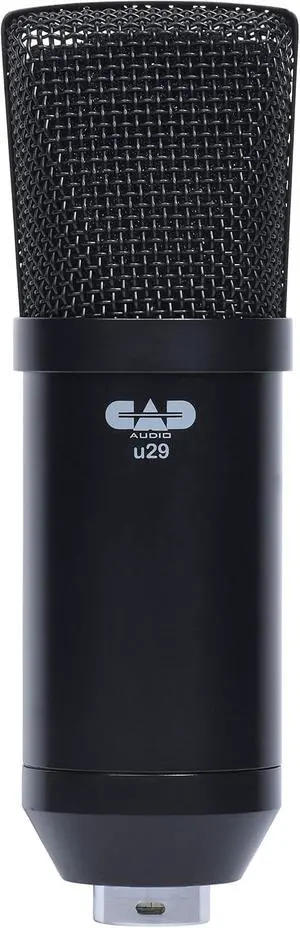 CAD Audio U29 USB Large Format Side Address Studio Microphone CAD Audio U29 USB Large Format Side Address Studio Microphone