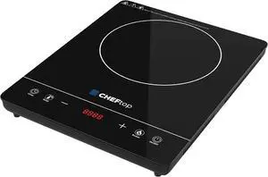 Cheftop Induction Cooktop Portable Induction Burners 120V Digital Ceramic Top with Kids Safety Lock,1800 Watt, Touch Sensor Control Multiple Cooking Zones & Levels (Single Burner - Edged)) Cheftop Induction Cooktop Portable Induction Burners 120V Digital Ceramic Top with Kids Safety Lock,1800 Watt, Touch Sensor Control Multiple Cooking Zones & Levels (Single Burner - Edged))
