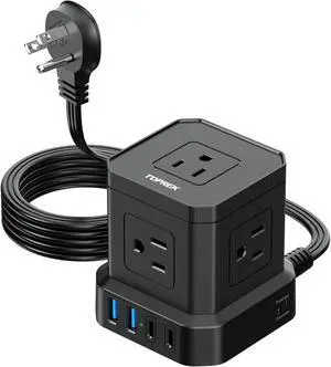 Power Strip with USB, USB C (3.0A) Power Strip with 5 Outlets, 2 USB-C & 2 USB-A, 5 FT Flat Extension Cord with Ultra Thin Flat Plug, Surge Protector Compact for Home Office, Dorm, Hotel Travel Power Strip with USB, USB C (3.0A) Power Strip with 5 Outlets, 2 USB-C & 2 USB-A, 5 FT Flat Extension Cord with Ultra Thin Flat Plug, Surge Protector Compact for Home Office, Dorm, Hotel Travel