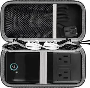 Comecase Travel Case for Anker 727/ Prime 6-in-1 USB C Charging Station | Hard Shell, Mesh Pocket and Elastic Cable Slots for Travelers, Business Trips, Camping and Remote Work, Box Only - Black Comecase Travel Case for Anker 727/ Prime 6-in-1 USB C Charging Station | Hard Shell, Mesh Pocket and Elastic Cable Slots for Travelers, Business Trips, Camping and Remote Work, Box Only - Black