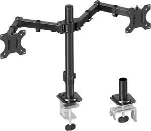 MOUNT PRO Dual Monitor Mount Fits 13-32 Inch/17.6lbs LCD Screen, Computer Monitor Desk Mount, Articulating Monitor Arm, Height Adjustable Display Stand for 2 Monitors, VESA Mount 75x75/100x100mm MOUNT PRO Dual Monitor Mount Fits 13-32 Inch/17.6lbs LCD Screen, Computer Monitor Desk Mount, Articulating Monitor Arm, Height Adjustable Display Stand for 2 Monitors, VESA Mount 75x75/100x100mm