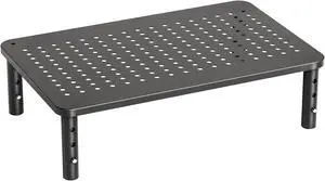 HUANUO Monitor Stand, Monitor Stand Riser 3 Height Adjustable, Monitor Riser with Airflow Vents, Laptop Stand for Desk, Laptop Riser, Desk Organizer for Monitor, Laptop, PC, Printer HUANUO Monitor Stand, Monitor Stand Riser 3 Height Adjustable, Monitor Riser with Airflow Vents, Laptop Stand for Desk, Laptop Riser, Desk Organizer for Monitor, Laptop, PC, Printer