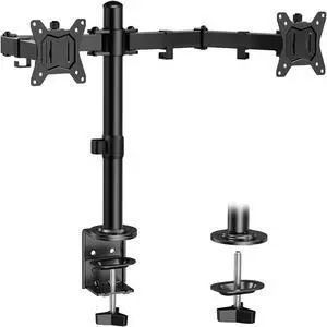 ErGear Dual Monitor Stand, Heavy Duty Adjustable Monitor Desk Mount for 2 Screens up to 32 Inches, Fully Adjustable Height, Tilt, Swivel, Rotate, Supports 17.6 lbs per Monitor Arm, Easy Installation ErGear Dual Monitor Stand, Heavy Duty Adjustable Monitor Desk Mount for 2 Screens up to 32 Inches, Fully Adjustable Height, Tilt, Swivel, Rotate, Supports 17.6 lbs per Monitor Arm, Easy Installation