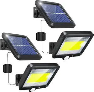 Solar Flood Lights Outdoor 2 Pack LED Motion Sensor Solar Powered Waterproof with 3 Lighting Modes 16.4Ft Cable for Garden Patio Path Yard Garage Indoor Solar Flood Lights Outdoor 2 Pack LED Motion Sensor Solar Powered Waterproof with 3 Lighting Modes 16.4Ft Cable for Garden Patio Path Yard Garage Indoor