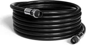 THE CIMPLE CO - RG6 Coaxial Cable 50 FT Outdoor - Indoor/Outdoor Dual Shielded Coax Cable for Satellite TV Antennas, Internet, CATV - Watertight Coax with Rubber Boots 50 Feet (15 Meters), Black THE CIMPLE CO - RG6 Coaxial Cable 50 FT Outdoor - Indoor/Outdoor Dual Shielded Coax Cable for Satellite TV Antennas, Internet, CATV - Watertight Coax with Rubber Boots 50 Feet (15 Meters), Black