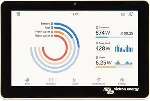 Victron Energy GX Touch 70 Display Screen for Cerbo GX - 7-Inch | Waterproof Touchscreen for System Monitoring and Control, Easy Mounting with Bolted Installation, HDMI Cable Included Victron Energy GX Touch 70 Display Screen for Cerbo GX - 7-Inch | Waterproof Touchscreen for System Monitoring and Control, Easy Mounting with Bolted Installation, HDMI Cable Included