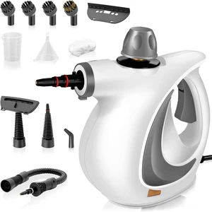 Pressurized Handheld Steam Cleaner for home with 12pcs Accessories&Safety Lock Multi-Surface Natural Deep Steamer for Cleaning Car, Furniture, Floor, Upholstery, Tile, Grout, Windows Pressurized Handheld Steam Cleaner for home with 12pcs Accessories&Safety Lock Multi-Surface Natural Deep Steamer for Cleaning Car, Furniture, Floor, Upholstery, Tile, Grout, Windows