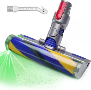 LED Fluffy Soft Roller Cleaner Head Replacement for Dy-son V7 V8 V11 Animal V15 Detect V10 Cyclone Vacuum, Upgrade Green Light Dust Detect Anti-Tangle Quick Release Brush Attachments Parts LED Fluffy Soft Roller Cleaner Head Replacement for Dy-son V7 V8 V11 Animal V15 Detect V10 Cyclone Vacuum, Upgrade Green Light Dust Detect Anti-Tangle Quick Release Brush Attachments Parts