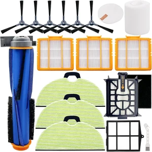 Replacement Parts for Shark AV2610WA RV2610WA Matrix Plus 2- in-1 Robot Vacuum Cleaner,1 Main Brush,3 Filters,3 Mop Pads,6 Side Brushes,1 Pre Filter,1 Filter&1 Pre-Motor Foam&Felt Filter Replacement Parts for Shark AV2610WA RV2610WA Matrix Plus 2- in-1 Robot Vacuum Cleaner,1 Main Brush,3 Filters,3 Mop Pads,6 Side Brushes,1 Pre Filter,1 Filter&1 Pre-Motor Foam&Felt Filter