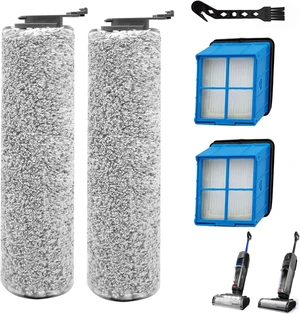 Replacement Parts Kit for Bissell Crosswave Omniforce/OmniFind | Compatible with Bissell Vacuum Models: Omniforce (3882/3883) & OmniFind (3967F/3970F) (2 Brushes + 2 Filters) Replacement Parts Kit for Bissell Crosswave Omniforce/OmniFind | Compatible with Bissell Vacuum Models: Omniforce (3882/3883) & OmniFind (3967F/3970F) (2 Brushes + 2 Filters)