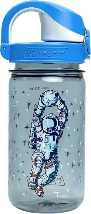 Nalgene Kids' 12 oz On The Fly Lock-Top Water Bottle, Gray Astronaut Nalgene Kids' 12 oz On The Fly Lock-Top Water Bottle, Gray Astronaut