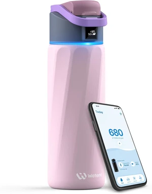 WaterH BOOST Smart Water Bottle Tracker with Reminder to Drink Water, 24oz WaterH BOOST Smart Water Bottle Tracker with Reminder to Drink Water, 24oz
