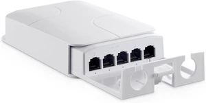 MokerLink Outdoor 5 Port PoE Extender, IEEE 802.3 af/at/bt PoE Repeater 90W, 10/100Mbps, 1 PoE in 4 PoE Out, Wall Mount Waterproof POE Passthrough Switch MokerLink Outdoor 5 Port PoE Extender, IEEE 802.3 af/at/bt PoE Repeater 90W, 10/100Mbps, 1 PoE in 4 PoE Out, Wall Mount Waterproof POE Passthrough Switch