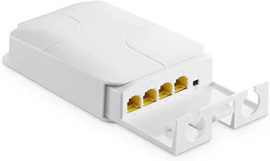 MokerLink Outdoor 4 Port Gigabit PoE Switch/Extender, IEEE 802.3 af/at Repeater, 10/100/1000Mbps, 1 in 3 Out, Wall Mount Waterproof POE Passthrough Switch MokerLink Outdoor 4 Port Gigabit PoE Switch/Extender, IEEE 802.3 af/at Repeater, 10/100/1000Mbps, 1 in 3 Out, Wall Mount Waterproof POE Passthrough Switch