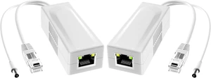 2-Pack Gigabit Active PoE Splitter, 48V to 12V 2A, IEEE802.3af/at 2-Pack Gigabit Active PoE Splitter, 48V to 12V 2A, IEEE802.3af/at