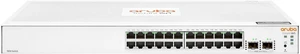 Aruba Instant On 1830 24-Port Gb | 12-Port Class 4 PoE Smart Switch (195W) - 24x 1G | 2X SFP | US Cord (JL813A#ABA) Aruba Instant On 1830 24-Port Gb | 12-Port Class 4 PoE Smart Switch (195W) - 24x 1G | 2X SFP | US Cord (JL813A#ABA)