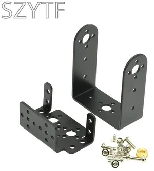 1Set 2 DOF Short Pan And Tilt Servos Bracket Sensor Mount Kit For Compatible MG995 Wholesale 1Set 2 DOF Short Pan And Tilt Servos Bracket Sensor Mount Kit For Compatible MG995 Wholesale