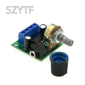 LM386 Audio Power Amplifier Board DC 3V~12V 5V Mini AMP Module Adjustable Volume LM386 Audio Power Amplifier Board DC 3V~12V 5V Mini AMP Module Adjustable Volume