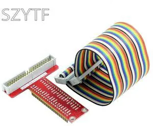 Accessories T Type GPIO Expansion Board + 40P Cable Compatible with Raspberry Pi 4 3 B + Accessories T Type GPIO Expansion Board + 40P Cable Compatible with Raspberry Pi 4 3 B +
