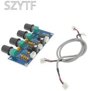 XH-A901 NE5532 Tone Board Preamp Pre-Amp With Treble Bass Volume Adjustment Pre-Amplifier Tone Controller For Amplifier Board XH-A901 NE5532 Tone Board Preamp Pre-Amp With Treble Bass Volume Adjustment Pre-Amplifier Tone Controller For Amplifier Board