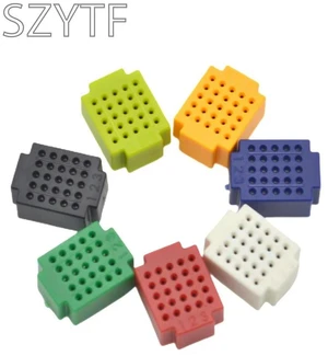 7pcs ZY25 Mini Solderless Breadboard PCB Test Board Solder Free 7pcs ZY25 Mini Solderless Breadboard PCB Test Board Solder Free