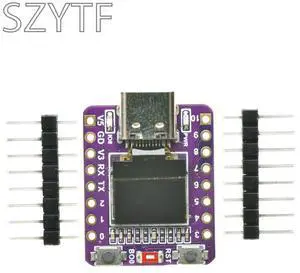ESP32-C3 OLED Development Board With 0.42 Inch OLED Module Ceramic Antenna BLEESP32 Supermini Development Board ESP32-C3 OLED Development Board With 0.42 Inch OLED Module Ceramic Antenna BLEESP32 Supermini Development Board