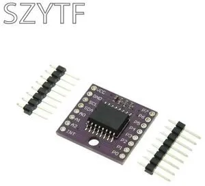 PCF8574T I2C 8-Bit I/O Expander Module 8 Digital Ports High Current Output for Raspberry Pi DIY Electronics PCF8574T I2C 8-Bit I/O Expander Module 8 Digital Ports High Current Output for Raspberry Pi DIY Electronics