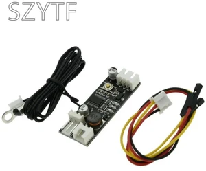 Single 12V 0.8A DC PWM 2-3 Wire Fan Temperature Control Speed Controller Chassis Computer Noise Reduction Module NTC B 50K 3950 Single 12V 0.8A DC PWM 2-3 Wire Fan Temperature Control Speed Controller Chassis Computer Noise Reduction Module NTC B 50K 3950