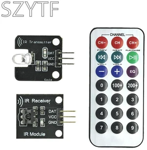 Infrared Transmitter And Receiver Module 38KHz For Robotics Projects Electronic Blocks IR Remote Control For Single Chip Infrared Transmitter And Receiver Module 38KHz For Robotics Projects Electronic Blocks IR Remote Control For Single Chip