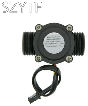 Water Flow Sensor Counter Meter FS300A 1-60L/min G3/4 DC 5-24V Water Flow Sensor Counter Meter FS300A 1-60L/min G3/4 DC 5-24V