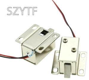 12V DC Mini 2728 Small Solenoid Lock Electromagnetic Electric Control Cabinet Drawer Lock ligent Auto Lock Home Improvement 12V DC Mini 2728 Small Solenoid Lock Electromagnetic Electric Control Cabinet Drawer Lock ligent Auto Lock Home Improvement
