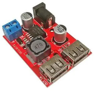 LM2596 LM2596S Dual USB DC-DC 9V 12V 24V 36V to 5V 3A Step Down Buck Converter Board Car Charger Solar Power Supply Module LM2596 LM2596S Dual USB DC-DC 9V 12V 24V 36V to 5V 3A Step Down Buck Converter Board Car Charger Solar Power Supply Module