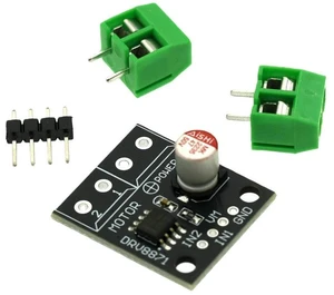 DRV8871 3.6A DC Motor Driver Board Module PWM Control 6.5V-45V Brushed Motor Driver High Current for Car Robotics DRV8871 3.6A DC Motor Driver Board Module PWM Control 6.5V-45V Brushed Motor Driver High Current for Car Robotics