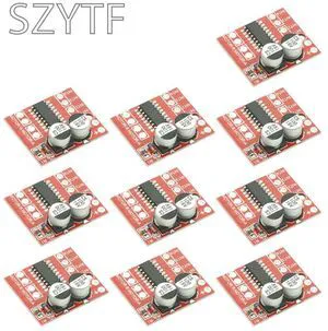 10pcs MX1508 DC Motor Driver Module DC 2V-10V 1.5A 2-Way PWM Speed Dual H-Bridge Stepper Motor Driver L298N 10pcs MX1508 DC Motor Driver Module DC 2V-10V 1.5A 2-Way PWM Speed Dual H-Bridge Stepper Motor Driver L298N