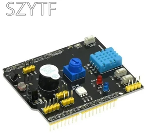 9-in-1 Multi-Function Sensor Expansion Board, With DHT11 LM35 Buzzer For UNO R3 Starter Kit Learning DIY Projects 9-in-1 Multi-Function Sensor Expansion Board, With DHT11 LM35 Buzzer For UNO R3 Starter Kit Learning DIY Projects