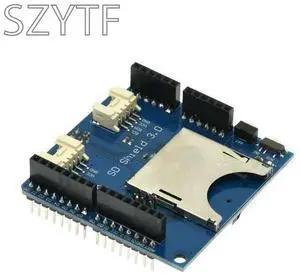 Micro SD Card Shield for Stackable TF Expansion Board, SPI Interface, 3.3V/5V Level Conversion, with PWR LED Micro SD Card Shield for Stackable TF Expansion Board, SPI Interface, 3.3V/5V Level Conversion, with PWR LED