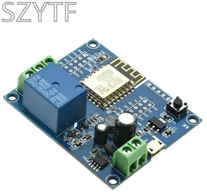 DC5-80V Power Supply ESP8266 Single-Channel Relay Module ESP-12F Development Board for Home Automation DC5-80V Power Supply ESP8266 Single-Channel Relay Module ESP-12F Development Board for Home Automation