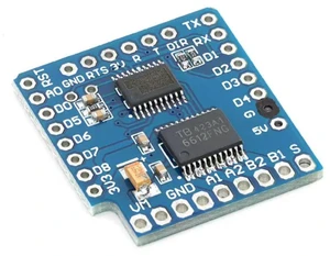 D1mini Motor Drive Module ESP8266 D1mini Series Expansion Board Compatible with D1mini Development Board D1mini Motor Drive Module ESP8266 D1mini Series Expansion Board Compatible with D1mini Development Board
