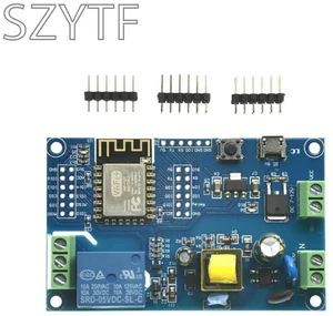 AC/DC Relay Module, ESP8266 ESP-12F Single Channel With Power Supply For Switch DIY IoT Automation AC/DC Relay Module, ESP8266 ESP-12F Single Channel With Power Supply For Switch DIY IoT Automation