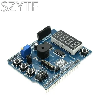 Multi Function Shield with Buzzer LM35 4 Digit Digital LED Expansion Board Module for R3 Lenardo Mega2560 Diy Kit Multi Function Shield with Buzzer LM35 4 Digit Digital LED Expansion Board Module for R3 Lenardo Mega2560 Diy Kit