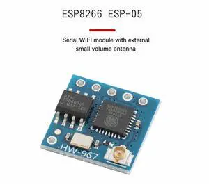5pcs ESP8266 ESP-05 Serial Modules with Small Size, External Antenna Optional 5pcs ESP8266 ESP-05 Serial Modules with Small Size, External Antenna Optional