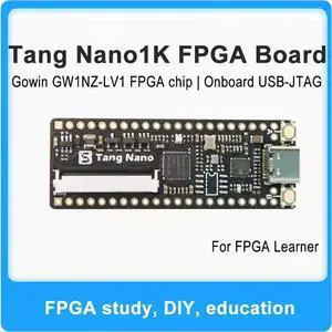Sipeed Lichee Tang Nano1K FPGA Development Board GW1NZ-LV1 1152 LUT4 USB-C JTAG Programmable Breadboard Friendly for Beginners Sipeed Lichee Tang Nano1K FPGA Development Board GW1NZ-LV1 1152 LUT4 USB-C JTAG Programmable Breadboard Friendly for Beginners