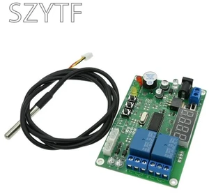 High Precision Digital Display Temperature Sensor ligent Temperature Difference Meter with 2 Sensor High Precision Digital Display Temperature Sensor ligent Temperature Difference Meter with 2 Sensor
