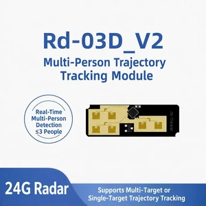 Rd-03D_V2 24G Multi-Target Human Motion Tracking Radar Module with Onboard PCB Antenna Rd-03D_V2 24G Multi-Target Human Motion Tracking Radar Module with Onboard PCB Antenna